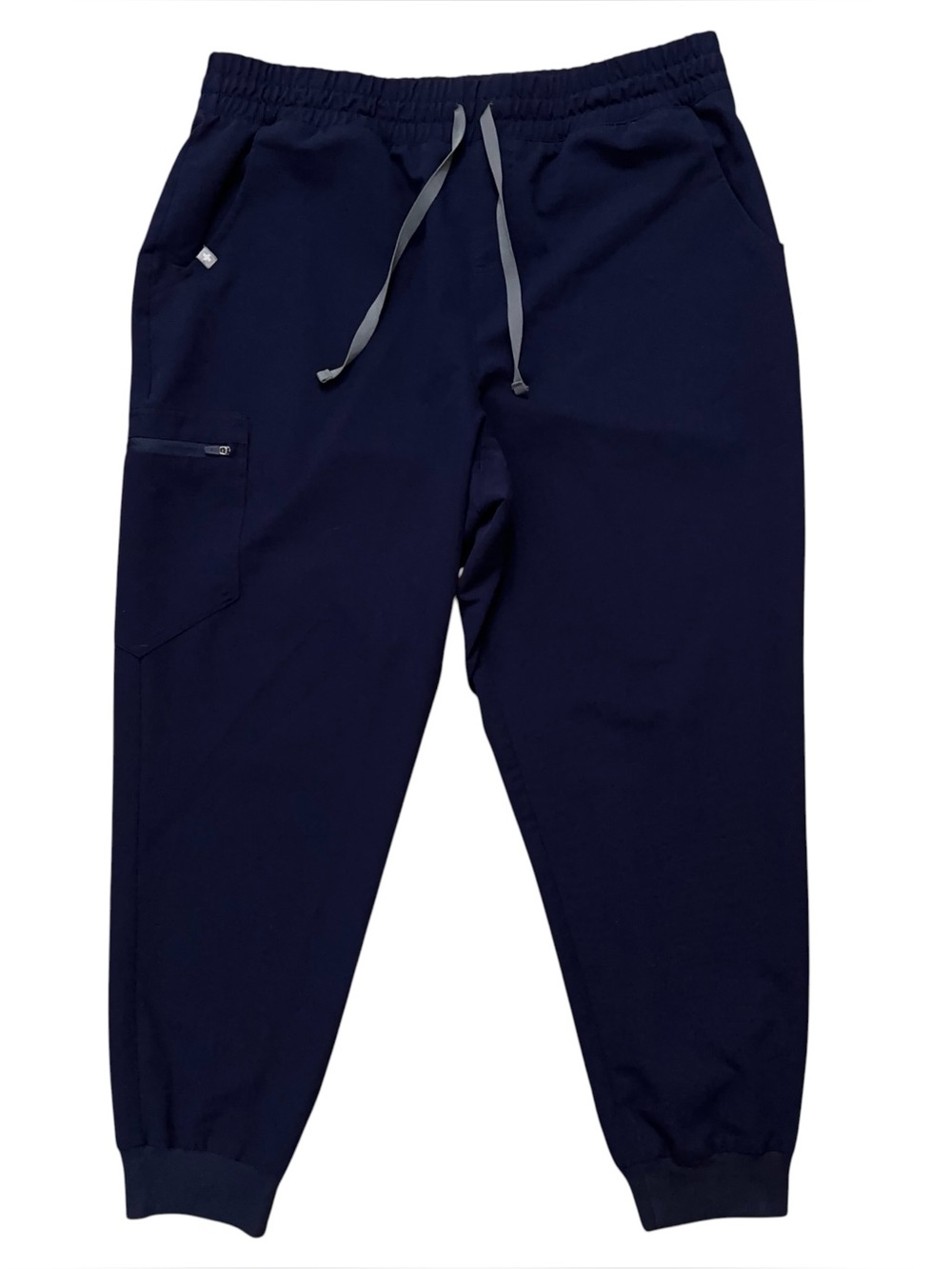 FIGS Zamora High Rise Jogger Scrub Pants Womens XL Drawstring Stretch Blue